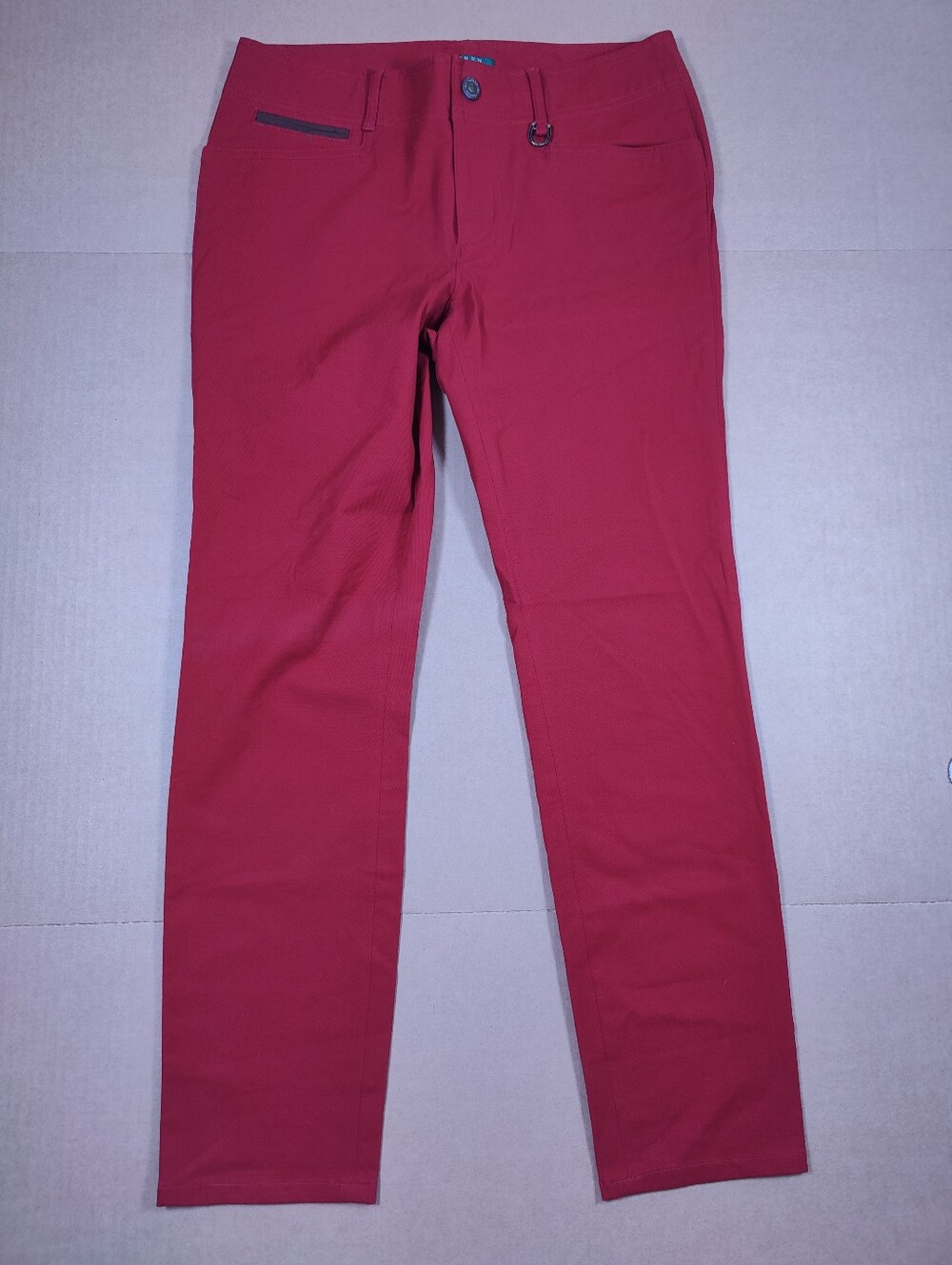 NWT Vintage Ralph Lauren Red Cotton Chino Pants With Horseshoe Size 6
